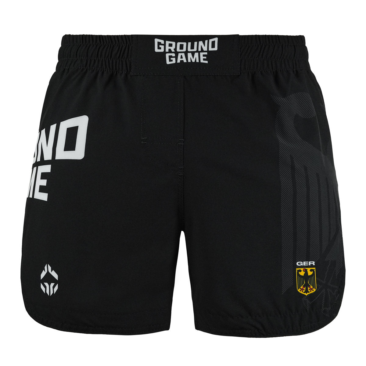 Leichte MMA-Shorts Deutschland (Schwarz)