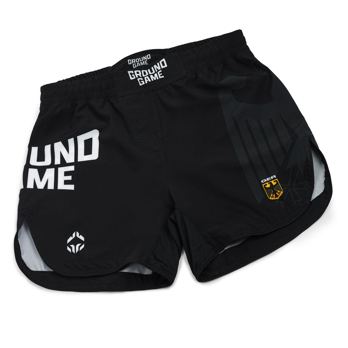 Leichte MMA-Shorts Deutschland (Schwarz)