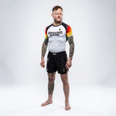 Leichte MMA-Shorts Deutschland (Schwarz)