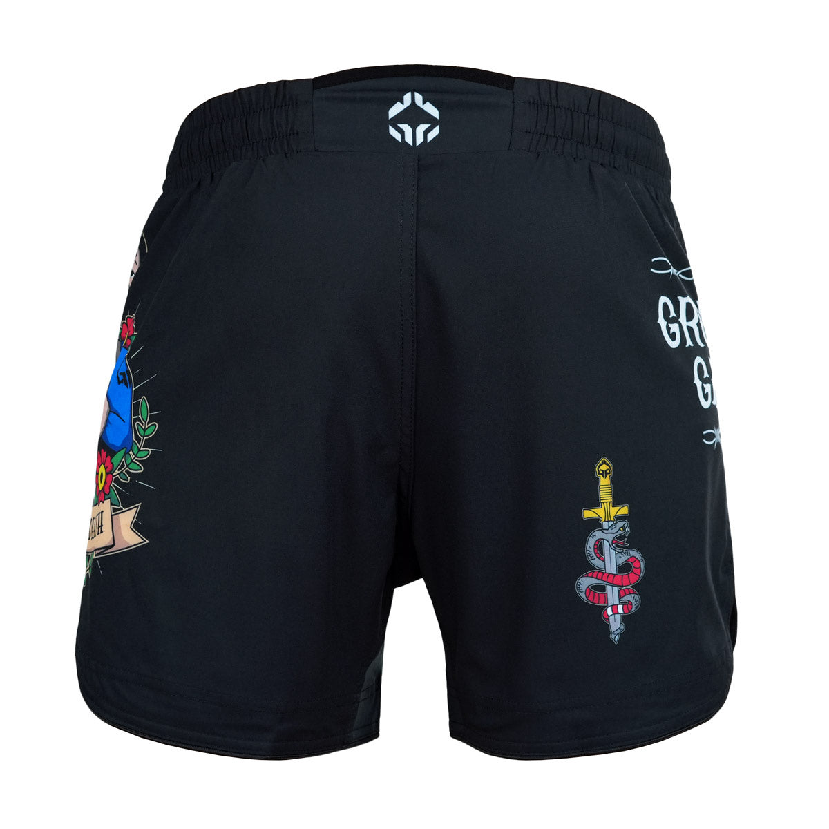 Leichte MMA-Shorts Oldschool