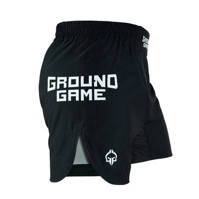 Leichte MMA-Shorts Polska 2.0 (Schwarz)