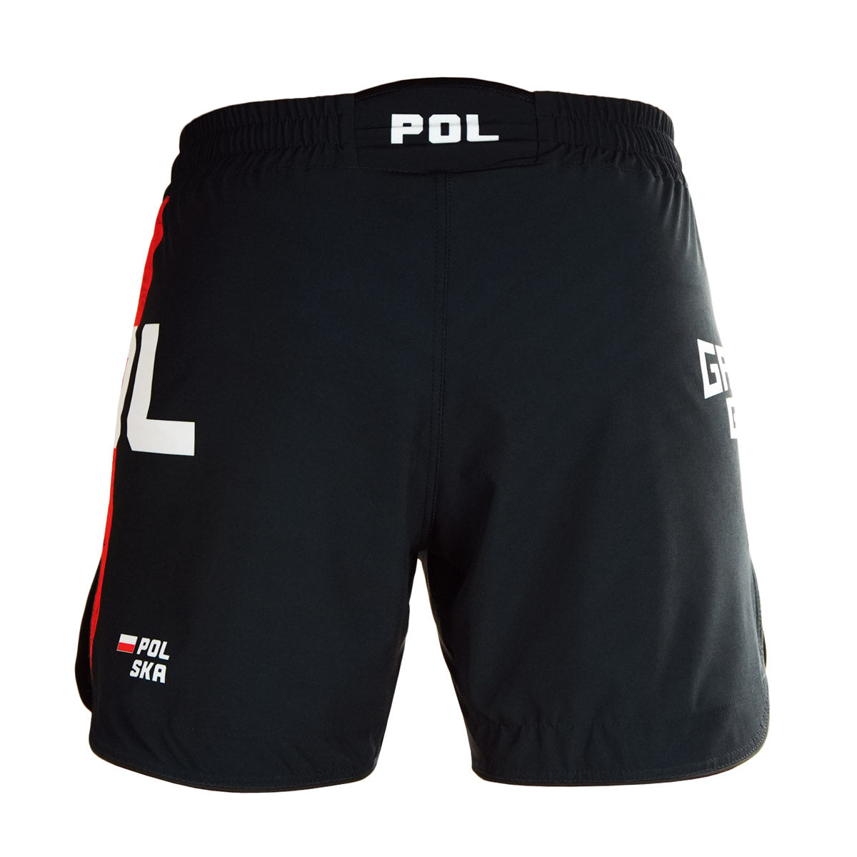 Leichte MMA-Shorts Polska 2.0 (Schwarz)