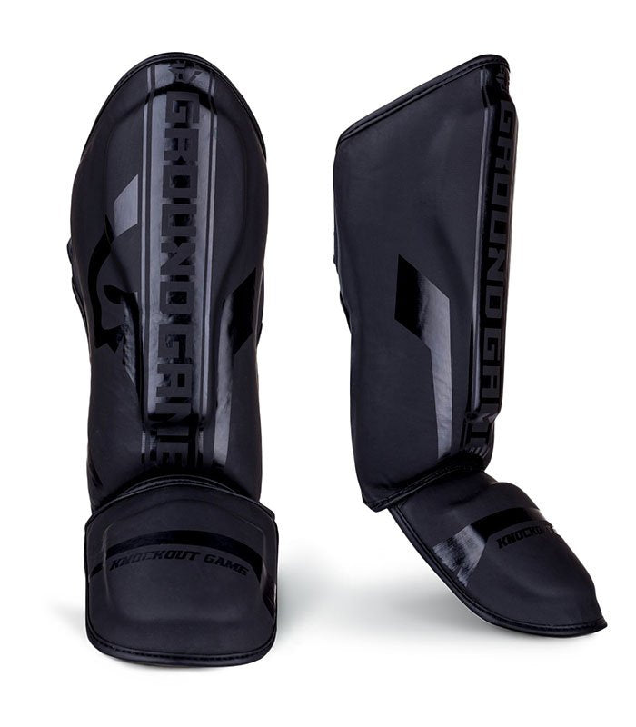 Schienbeinschoner Stripe Black