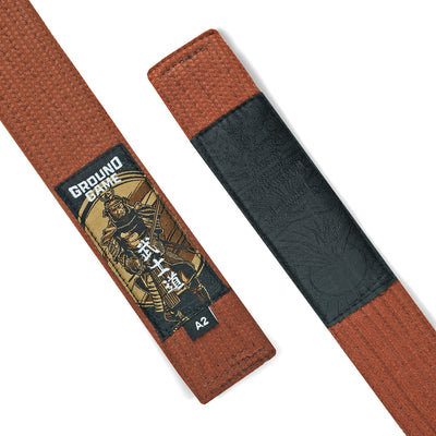 Premium-BJJ-Gürtel Braun
