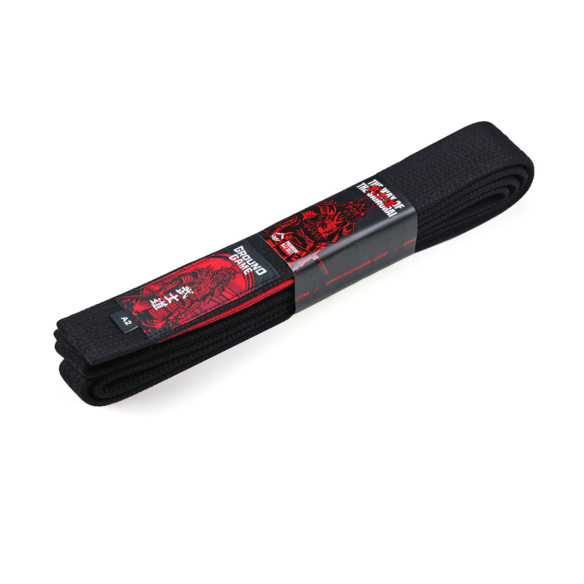 Premium-BJJ-Gürtel Schwarz