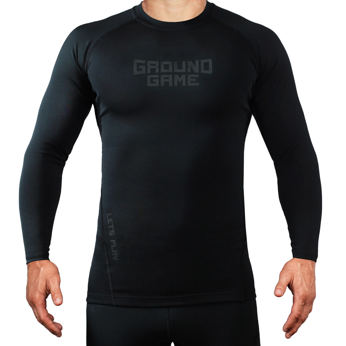 Rashguard Athletic Shadow Black langarm