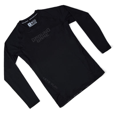 Rashguard Athletic Shadow Black langarm