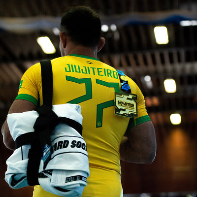 Rashguard Brazil Football kurzarm