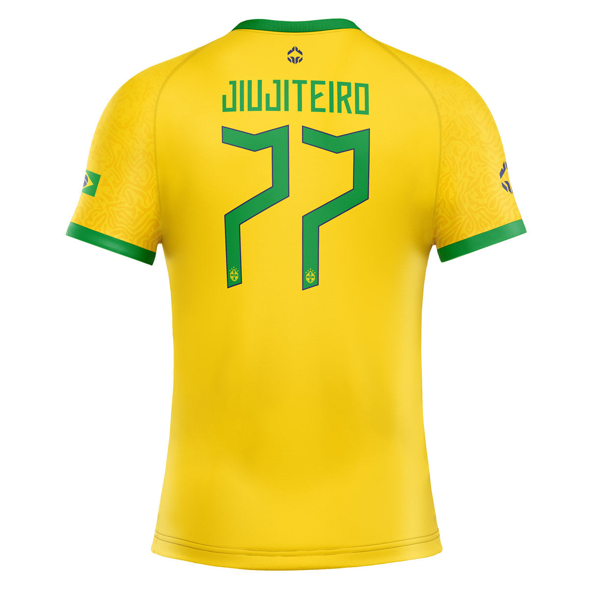 Rashguard Brazil Football kurzarm