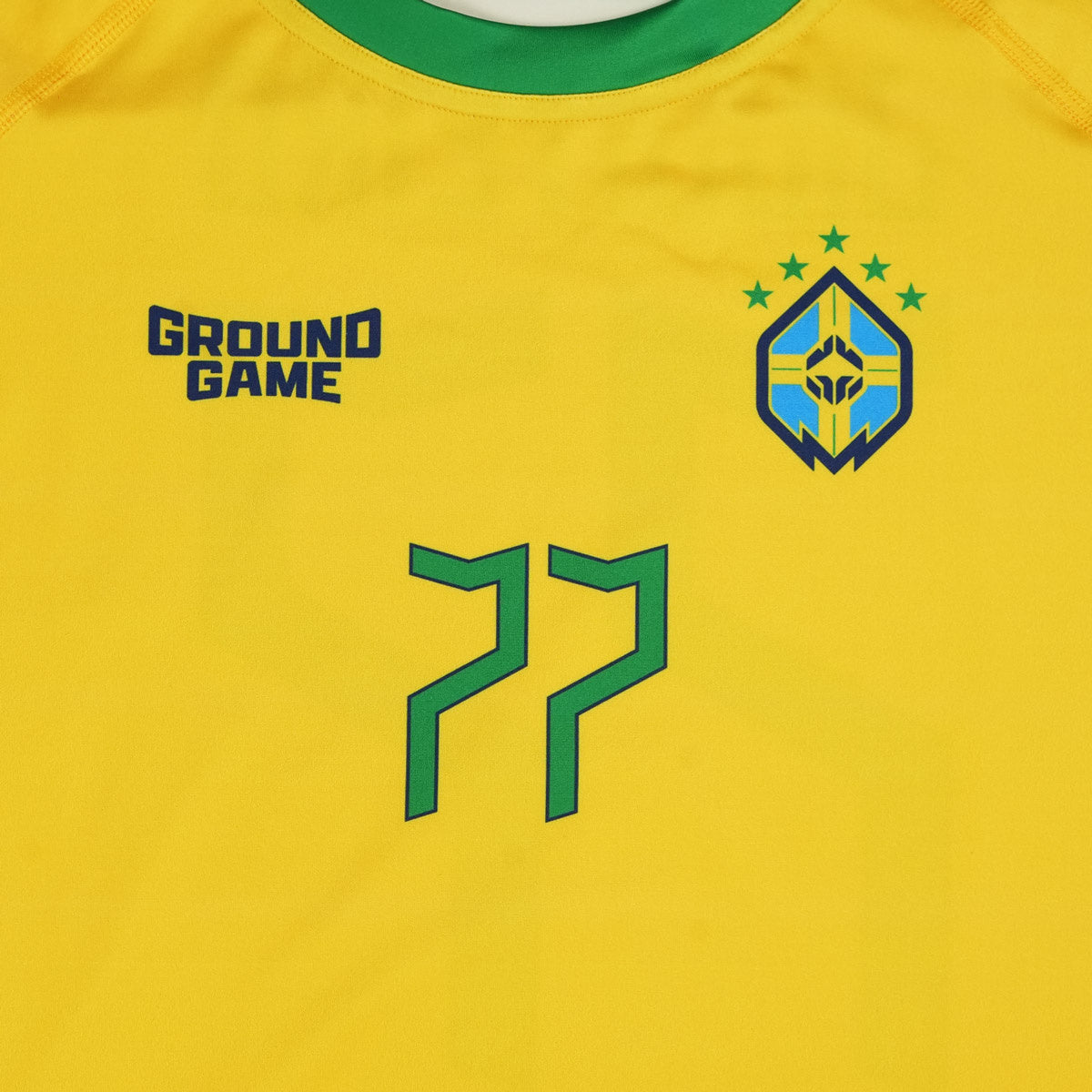 Rashguard Brazil Football kurzarm