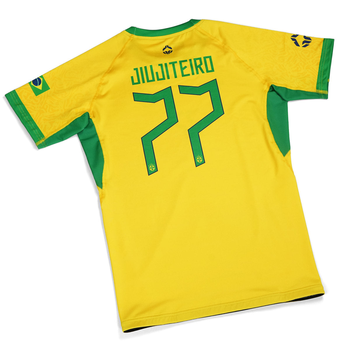 Rashguard Brazil Football kurzarm