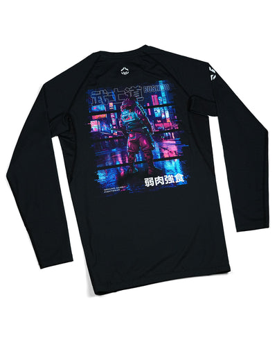 Rashguard Cyber Samurai langarm