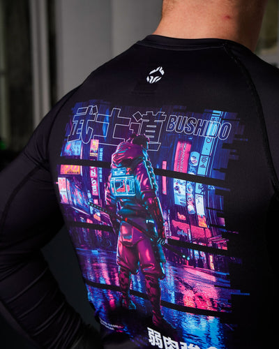 Rashguard Cyber Samurai langarm