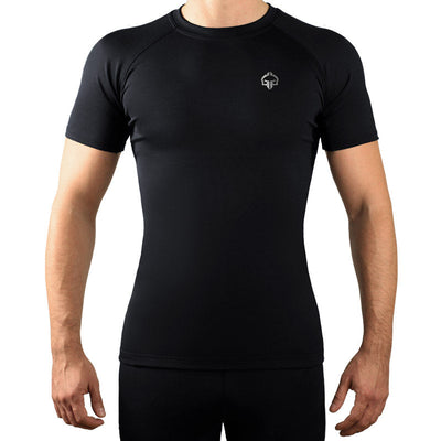 Rashguard Essential Platinum kurzarm