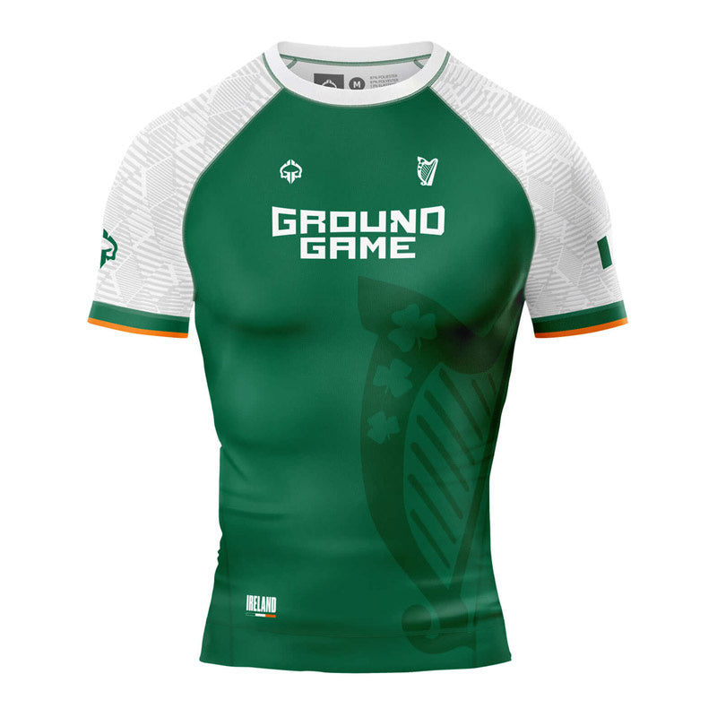 Irland Rashguard, kurzarm (Grün)