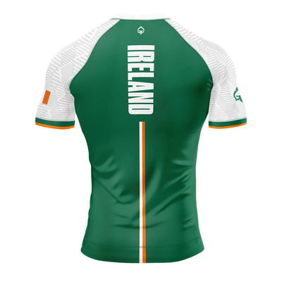 Irland Rashguard, kurzarm (Grün)