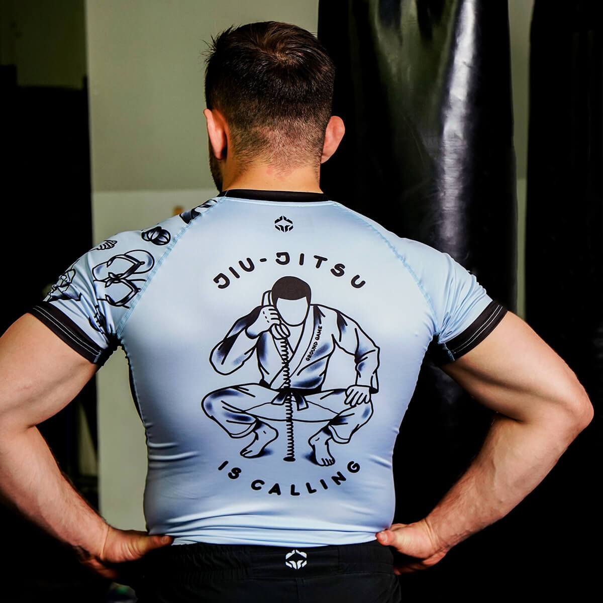 Rashguard Jiu-Jitsu is Calling x Noize kurzarm