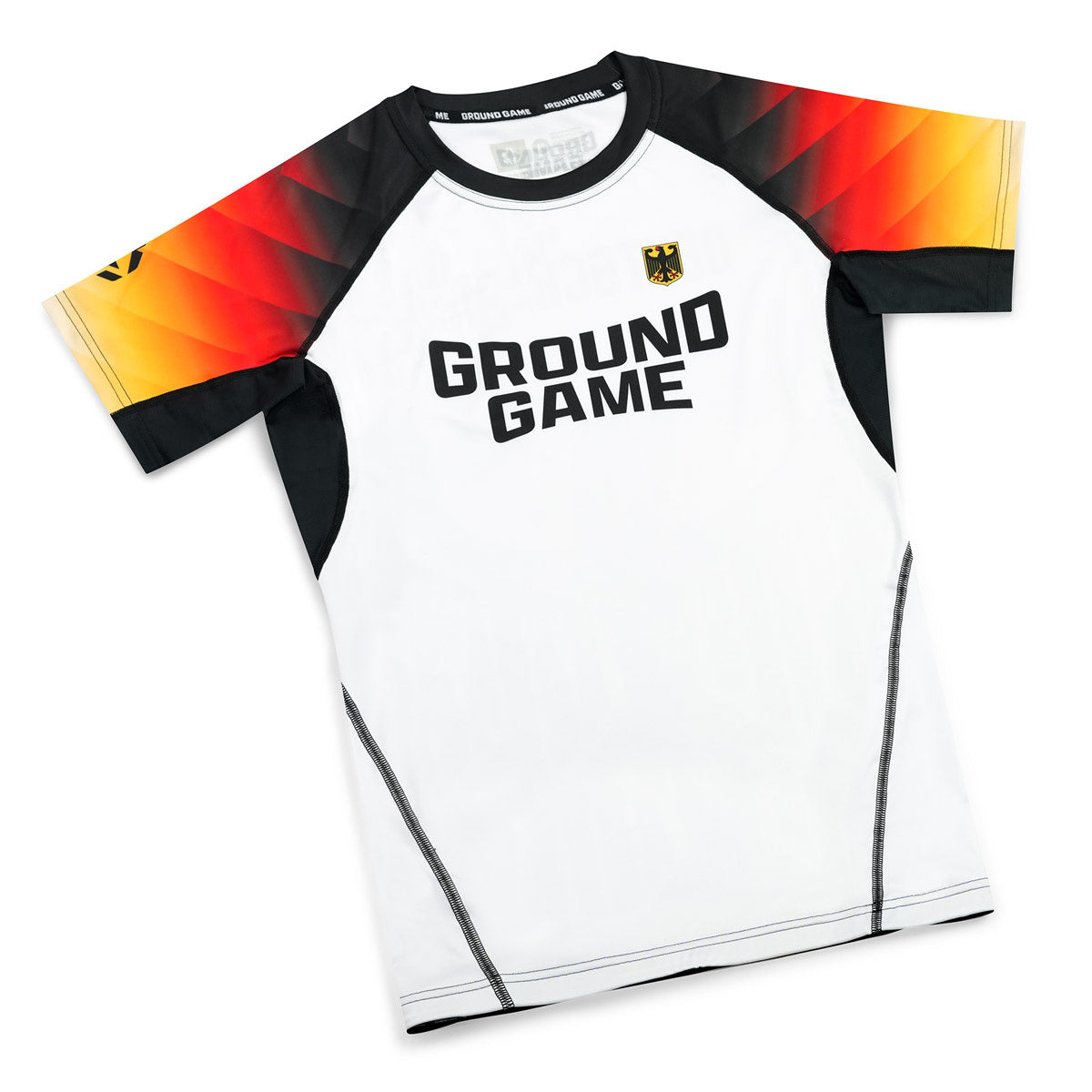 Rashguard Deutschland, kurzarm (Weiß)