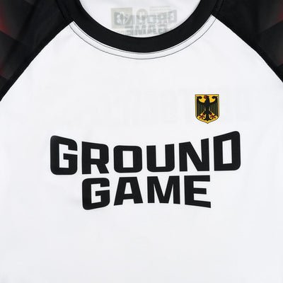 Rashguard Deutschland, kurzarm (Weiß)