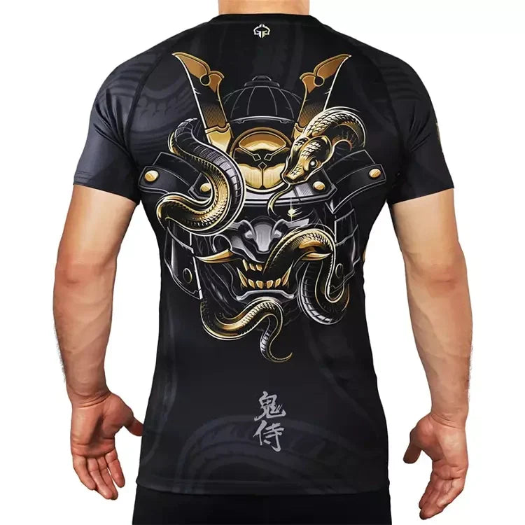 Rashguard Oni Samurai kurzarm