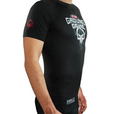 Rashguard Skullz kurzarm