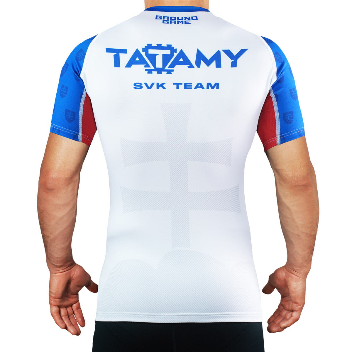 Rashguard Tatamy Slowakei kurzarm (Weiß)