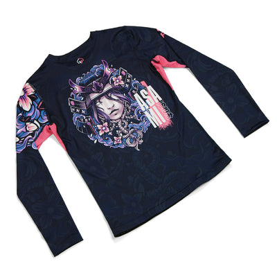Damen-Rashguard Asami langarm