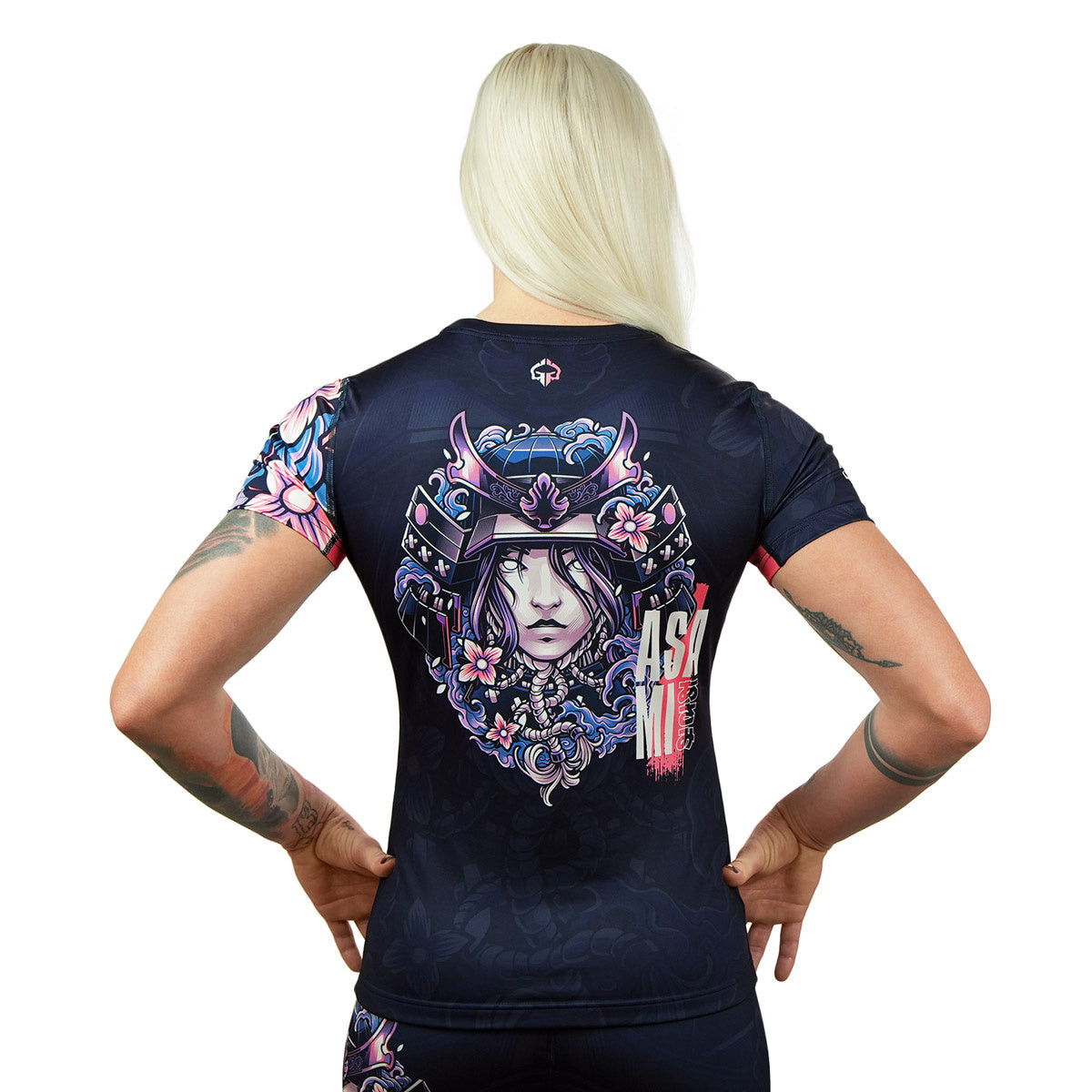 Damen-Rashguard Asami kurzarm