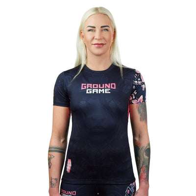 Damen-Rashguard Asami kurzarm