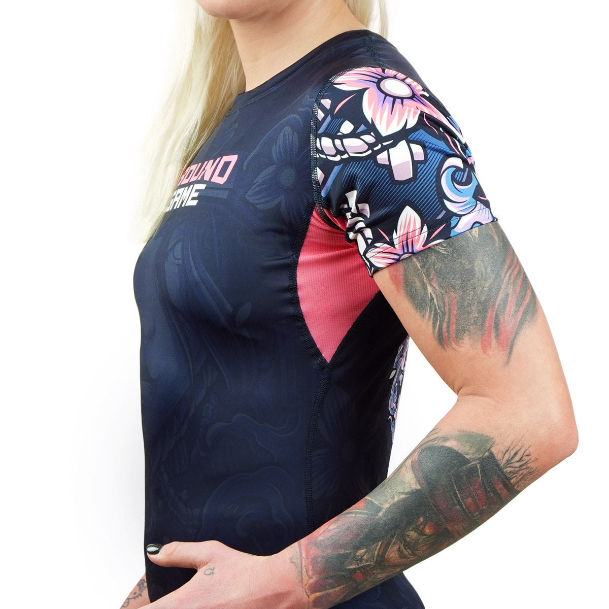 Damen-Rashguard Asami kurzarm
