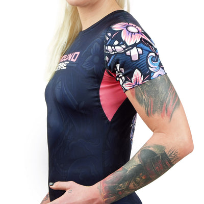 Damen-Rashguard Asami kurzarm