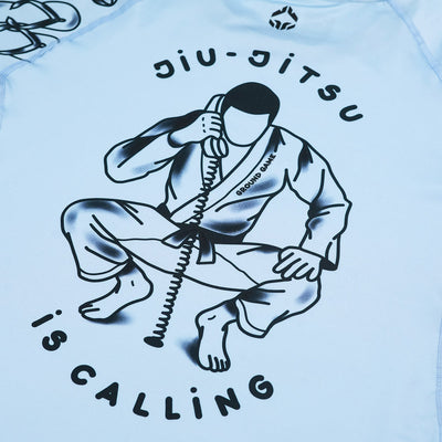 Damen-Rashguard Jiu Jitsu is Calling x Noize kurzarm
