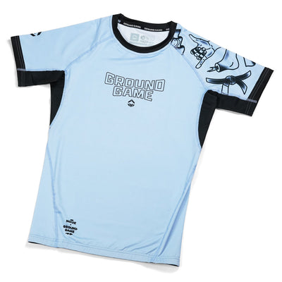 Damen-Rashguard Jiu Jitsu is Calling x Noize kurzarm