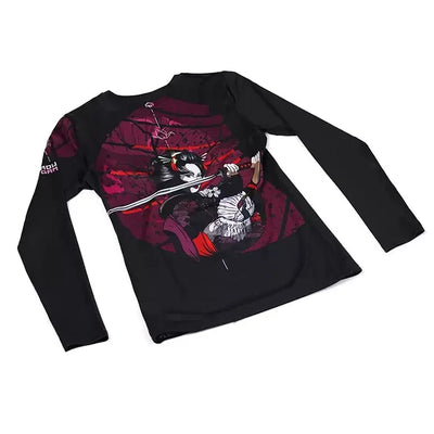 Damen-Rashguard Tsuru Warrior langarm