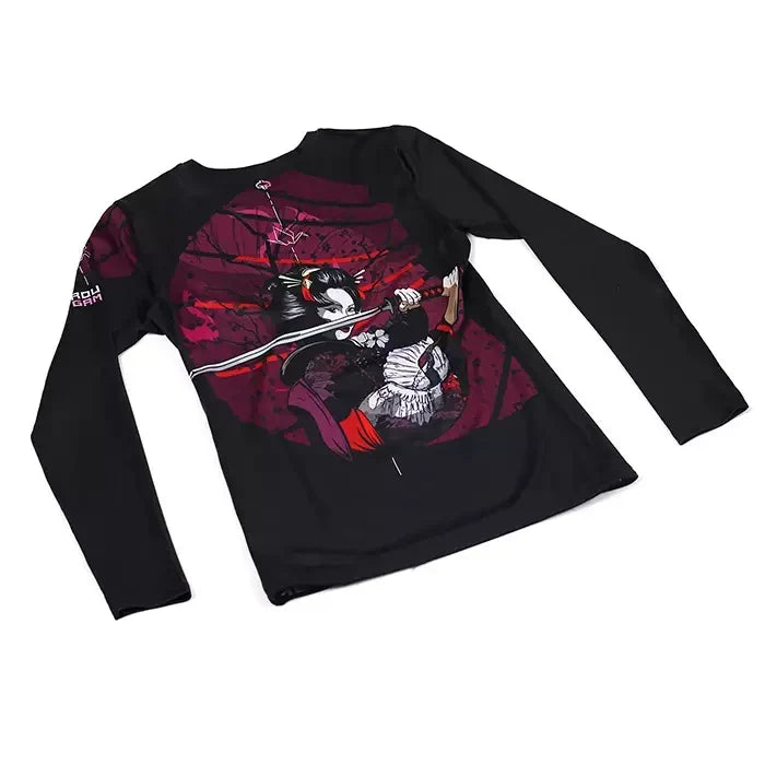 Damen-Rashguard Tsuru Warrior langarm