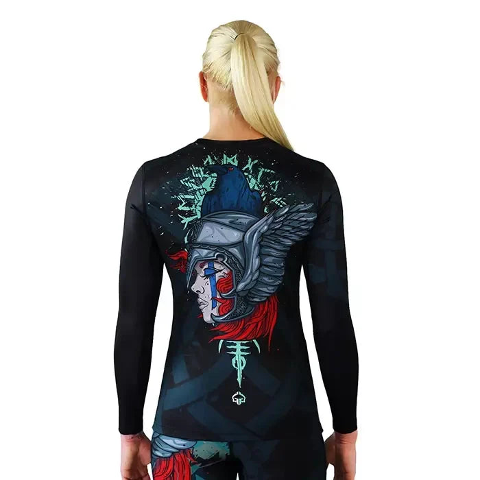 Damen-Rashguard Valkyria langarm