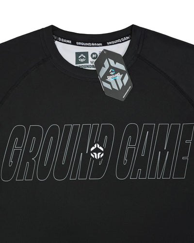 IBJJF-Rashguard 2.0 für BJJ (Schwarz)