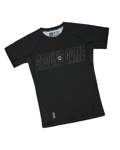 IBJJF-Rashguard 2.0 für BJJ (Schwarz)
