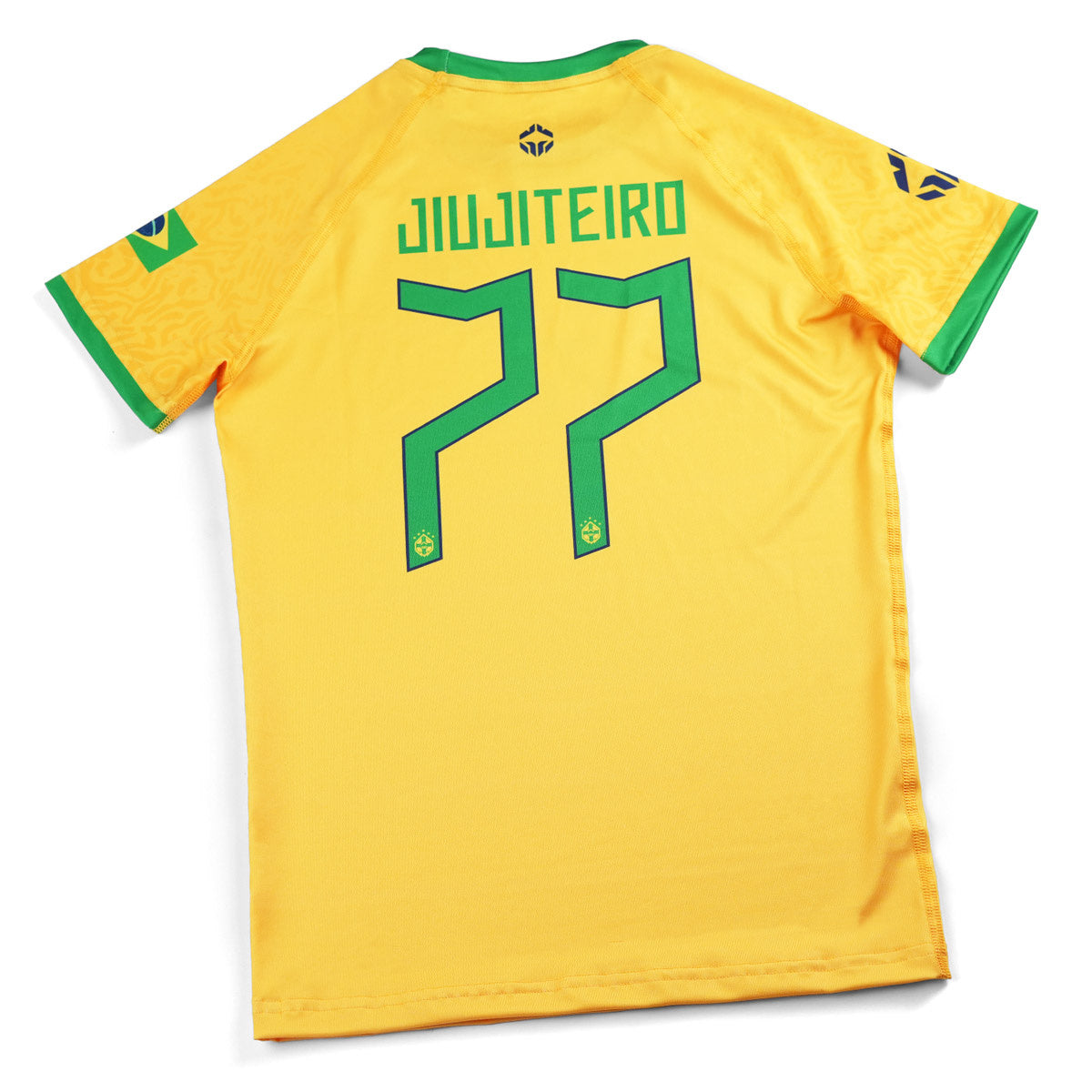 Kinder-Rashguard Brazil Football kurzarm
