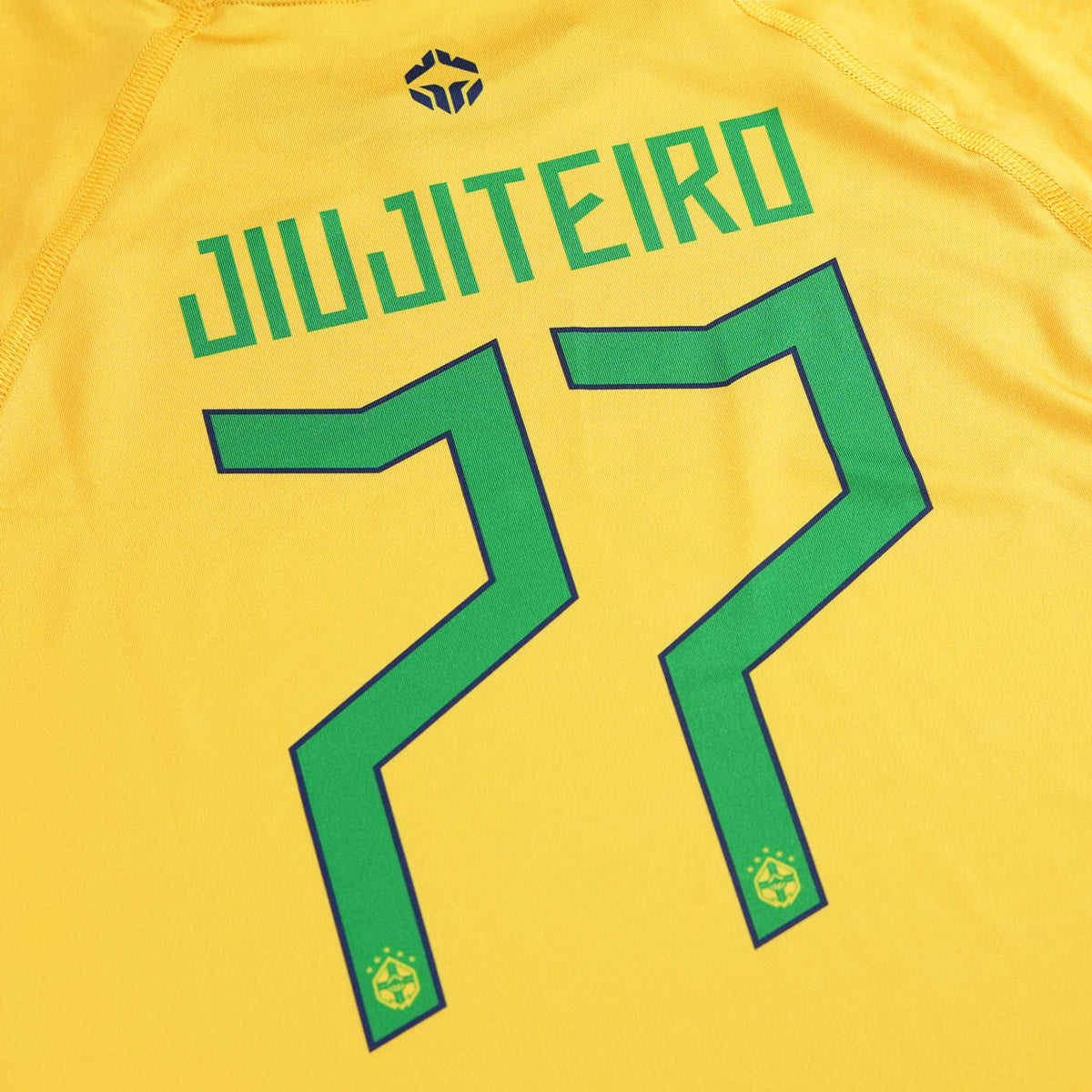 Kinder-Rashguard Brazil Football kurzarm