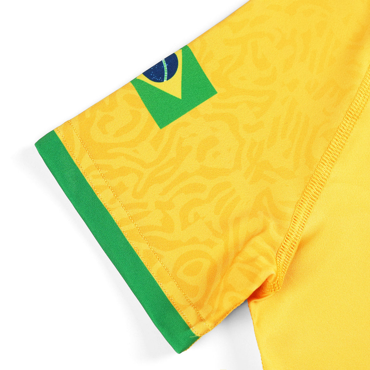 Kinder-Rashguard Brazil Football kurzarm