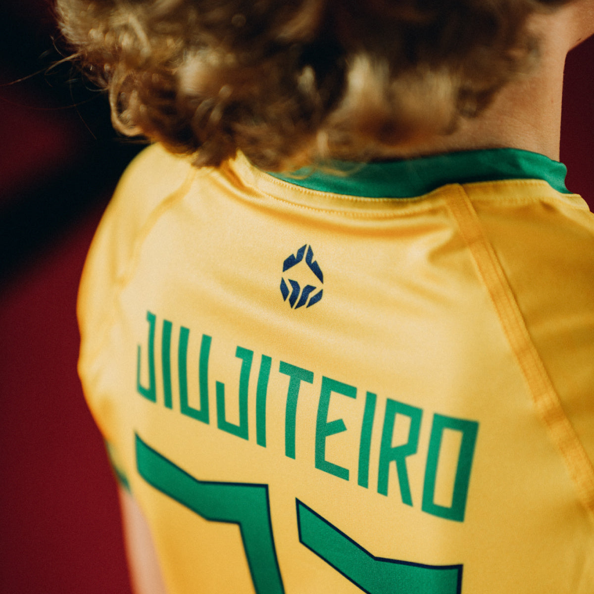 Kinder-Rashguard Brazil Football kurzarm