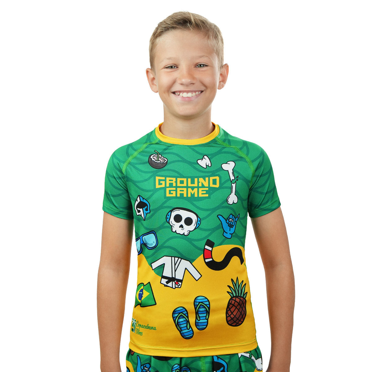 Kinder-Rashguard Copacabana kurzarm