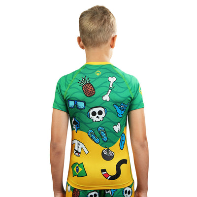 Kinder-Rashguard Copacabana kurzarm