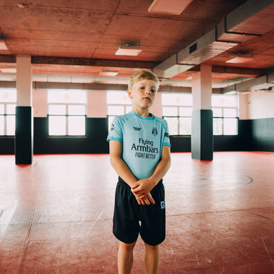 Kinder-Rashguard FC Armbar kurzarm (Mint)