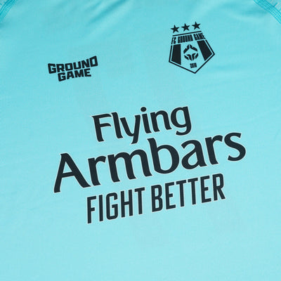 Kinder-Rashguard FC Armbar kurzarm (Mint)