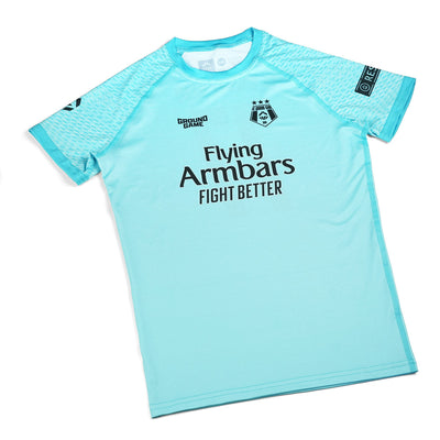 Kinder-Rashguard FC Armbar kurzarm (Mint)