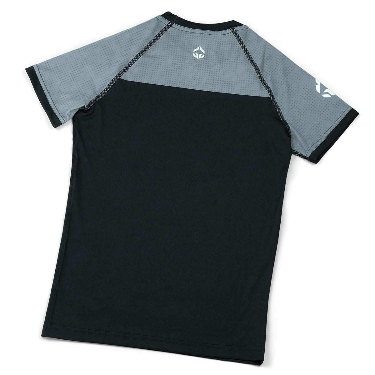 Kinder-Rashguard IBJJF kurzarm (Grau)