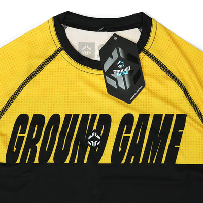 Kinder-Rashguard IBJJF kurzarm (Gelb)