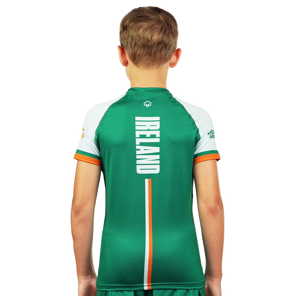 Kinder-Rashguard Irland kurzarm (Grün)